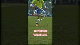 Easy Ronaldo Football Skills Totorial ✓ football shorts shortfeed soccer [upl. by Mirabel]