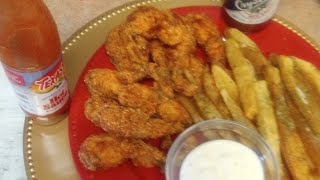 Lovely life 302 is live cooking frog legs and homemade french fries ranch style [upl. by Anitsugua570]