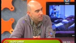 Aldo Garay entrevista en Arriba Gente Canal 10 20 de julio 2012 [upl. by Bakemeier]