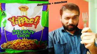 Yippee noodles  My Crazy Chow Flavour  Honest Review  Instant Noodles  Chinese  Indochinese [upl. by Crooks657]