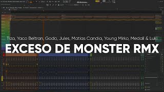 EXCESO DE MONSTER RMX Instrumental Remake 🔥 [upl. by Neitsabes]