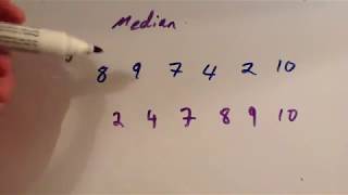 The median  Corbettmaths [upl. by Moises]