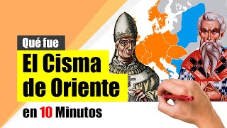 ¿Qué fue el CISMA de ORIENTE  Resumen  Separación entre la iglesia católica y la iglesia Ortodoxa [upl. by Nnylirehs]