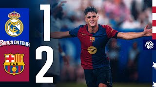 HIGHLIGHTS  REAL MADRID 1 vs 2 FC BARCELONA  USA TOUR 2024 [upl. by Deedee]