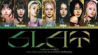 EVERGLOW 에버글로우 SLAY  You As A Member Karaoke  7 Members Ver [upl. by Ogait]