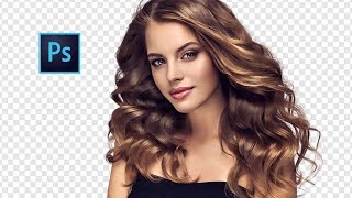 Advanced Way to Cut Out Hair in Photoshop [upl. by Nameerf]