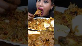 ASMR EATING Whole chicken fry biriyani mutton curry liver curry egg salad big bites [upl. by Lyontine512]