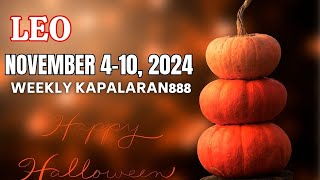 BUSY SA PAGHAHANDA ♌️ LEO NOVEMBER 410 2024 WEEKLY TAGALOG TAROT KAPALARAN888 [upl. by Asirram]