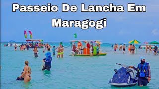 Maragogi Alagoas Passeio De Lancha Piscinas Naturais Águas Cristalinas Setembro 2024 [upl. by Marian]