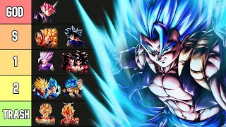 MY 2022 LEGENDS LIMITEDULTRA TIER LIST Dragon Ball LEGENDS [upl. by Maisie]