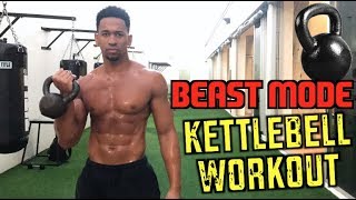 Beast Mode Kettlebell Workout [upl. by Hauck736]