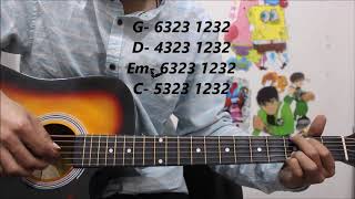 1 Picking Pattern  Play 100  of Hindi Romantic  Sad songs  Easy beginners lesson hindi [upl. by Whitaker]