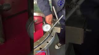 slewing bearing axial run radial run inspection [upl. by Aiyot]