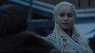 Game of Thrones 8x01  Sansa meets Daenerys  Bran told Daenerys about Viserion [upl. by Weidar]