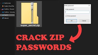 How hackers crack password protected ZIP files [upl. by Eulalia]