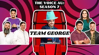 Season 7 TEAM GEORGE  Full Summary  The Voice Australia 2018 [upl. by Bourne]