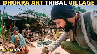 Dhokra Art Live  TRIBAL VILLAGE   5000 Year Old Hand Made Art  Metal Casting Village Dhenkanal [upl. by Merle]