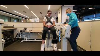 Strength Assessment  Knee  Isokinetic Knee Testing [upl. by Ahseenal]