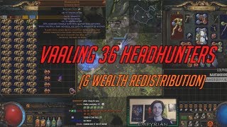 PoE Stream Highlights 148  Vaaling 36 Headhunters [upl. by Kenimod]