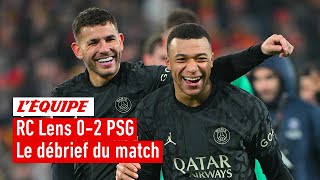 RC Lens 02 PSG  Le débrief du match dans lÉquipe du Soir [upl. by Rehteh]