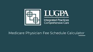 Medicare PFS Calculator Tutorial [upl. by Maram172]