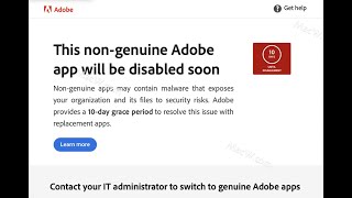 How to Remove Adobe Unlicensed App disable report2023 [upl. by Lenoel]