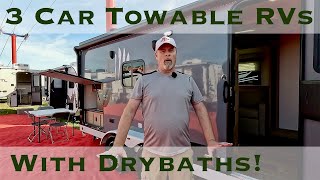 3 Small Campers With Dry Baths by TLRV  RoveXL Bunkhouse  Rove Lite 14FB  Falcon 20 Caravans [upl. by Georgetta]