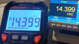 Habotest HT118E unboxing DCV test [upl. by Hutchings738]