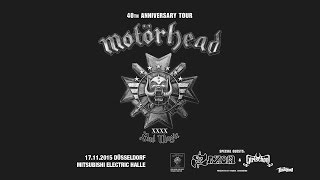 MOTÖRHEAD LIVE  FULL CONCERT 17112015 DÜSSELDORF MITSUBISHI ELECTRIC HALLE [upl. by Yaker]