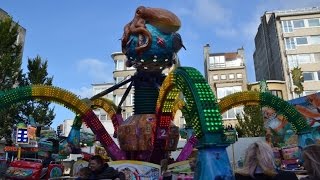 Aqua Riesen Polyp R Lauwers Oktoberfoor Kermis Oostende 2015 [upl. by Annahtur]