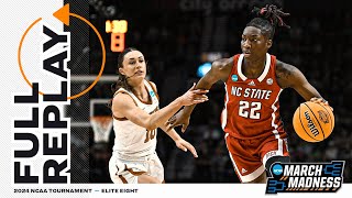 NC State vs Texas  2024 NCAA womens Elite Eight  FULL REPLAY [upl. by Eicirtap]