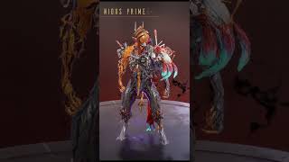 Nidus Fashion Frame Warframe Nidus FashionFrame Warframe Shorts [upl. by Worsham]