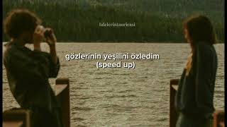 gözlerinin yeşilini özledim speed up  seda tripcolic [upl. by Llenwad339]