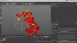 Cinema 4D  232  menu Simulate  Attractor lực hút [upl. by Orelle]