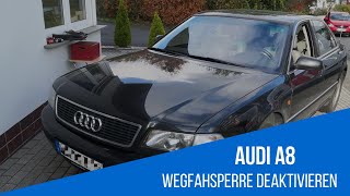 Audi A8 Wegfahrsperre deaktivieren  ausschalten [upl. by Virendra]