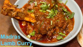 Madras Lamb Curry  Best Lamb Curry  Mutton Curry  Authentic Mutton Masala [upl. by Mcgraw]