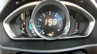 2013 Volvo V40 T5 RDesign acceleration [upl. by Alyek]