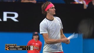 Team Germany v Team Spain highlights RR  Mastercard Hopman Cup 2019 [upl. by Blank]