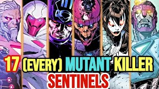 17 Every Mutant Killer Sentinel Models In XMen Universe  Explored [upl. by Oicram832]