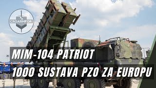 CROARMFOR 69 1000 sustava PZO Patriot za Europu  Hrvatska Vojska  Croatian Army [upl. by Eniruam419]