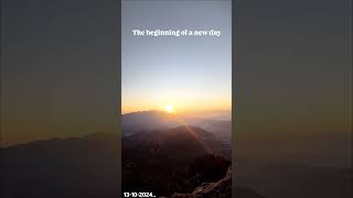 Sunrise pithoragarh chandak❤️trandingnature trandingshorts viralshort uttarakhand pithoragarh [upl. by Kantor613]