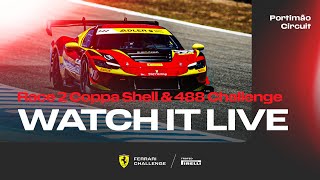 Ferrari Challenge Europe  Portimão Race 2  Coppa Shell amp 488 Challenge Evo [upl. by Ney352]