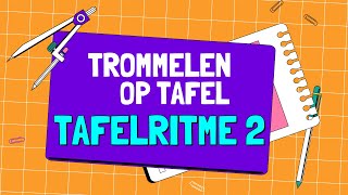 Tafelritme 2 met instructie  Brood met pindakaas brood met pasta  Energizer  Trommelen op tafel [upl. by Anawt848]