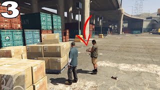 ECCO COSA SUCCEDE SE DISTURBI UN MAGAZZINIERE SU GTA 5 [upl. by Ashlen289]