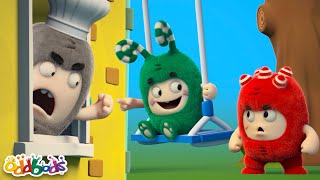 ODDBODS  Baby Oddbods on a Swing  Oddbods Full Episode Compilation  Funny Cartoons for Kids [upl. by Belinda]