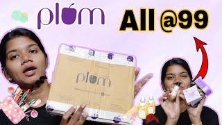 quotPLUMquotRs99😍🎈₹600 👉For ₹99🎈plum makeup affordable 99haul makeupkit beginners tamil beauty [upl. by Him765]