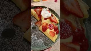 Dessert for dinner Tell me more cooking dinner food cookingchannel dessert crepes [upl. by Avlasor]