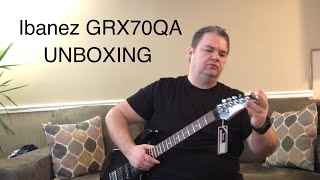 UNBOXING Ibanez Guitar GRX70QA Interstate Cascio Music [upl. by Brenden]