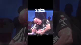 Levan Saginashvili Vs Devon Larratt 2022 VS 2024  armwrestling edit [upl. by Aihsined]