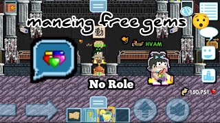 PROFIT MANCING NO ROLE  MANCING GEMS MENGGUNAKAN GEMONADE  GROWTOPIA INDONESIA [upl. by Wesla126]